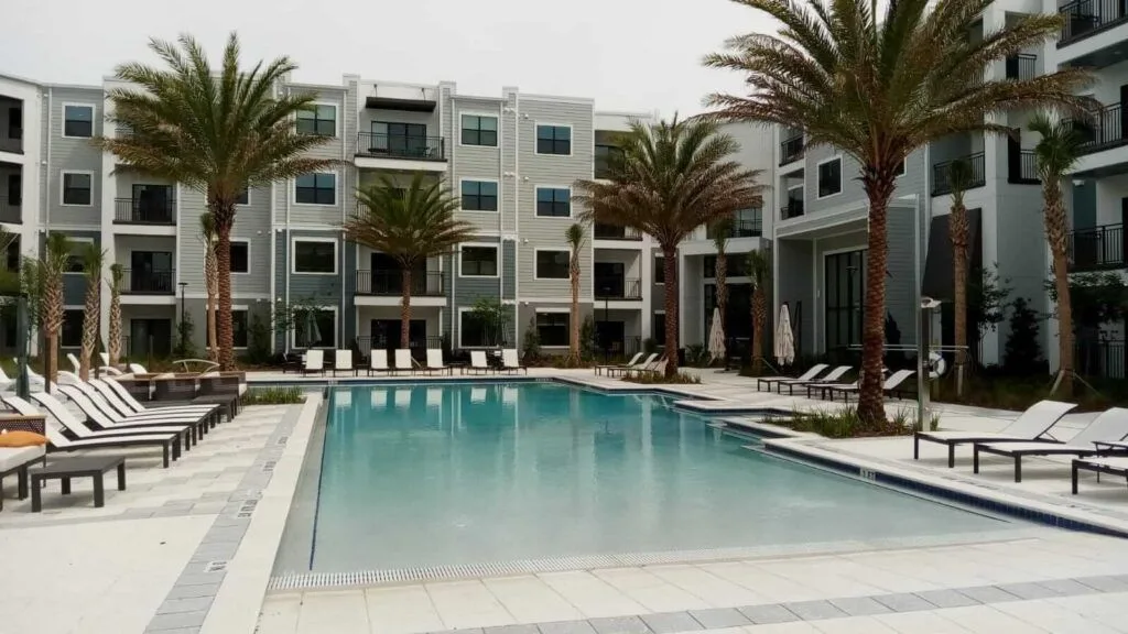 Commercial painting of an apartment community in Gainesville, FL