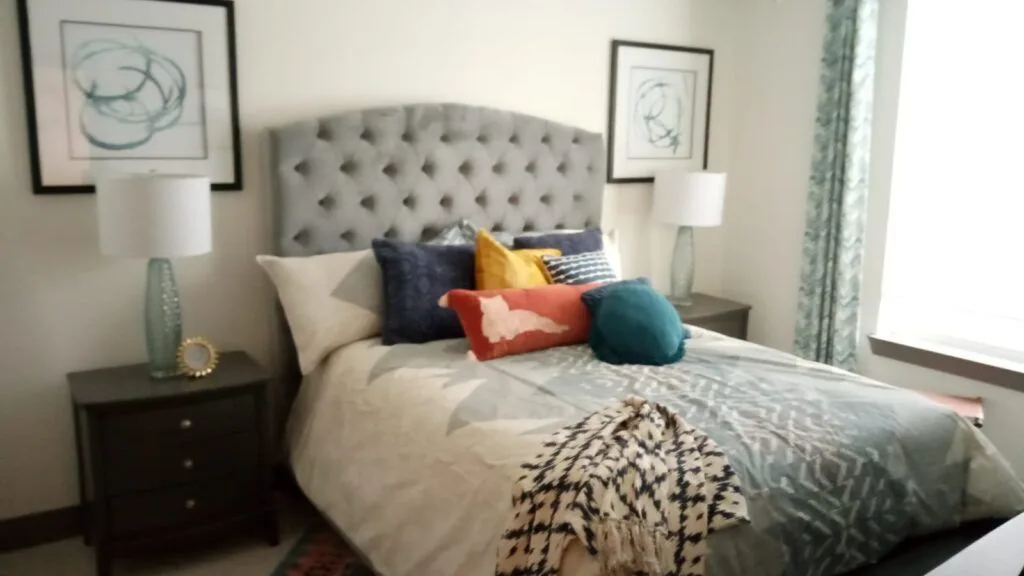 Painted bedroom interior in Gainesville, FL