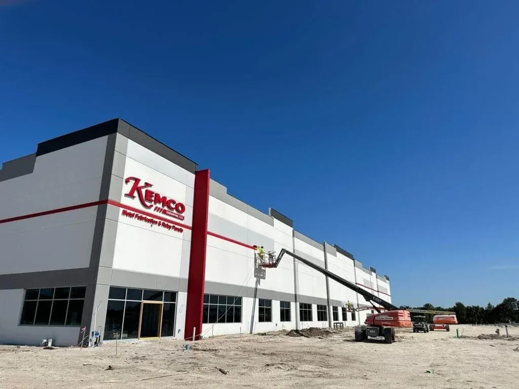 Kemco Industries exterior commercial painting by HVR Painting