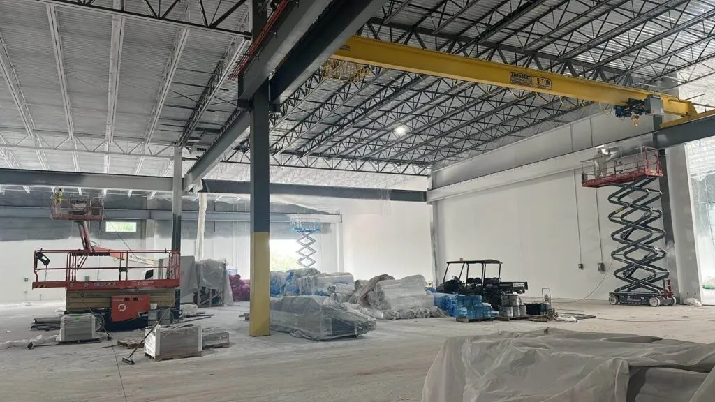 Kemco Industries interior commercial painting by HVR Painting